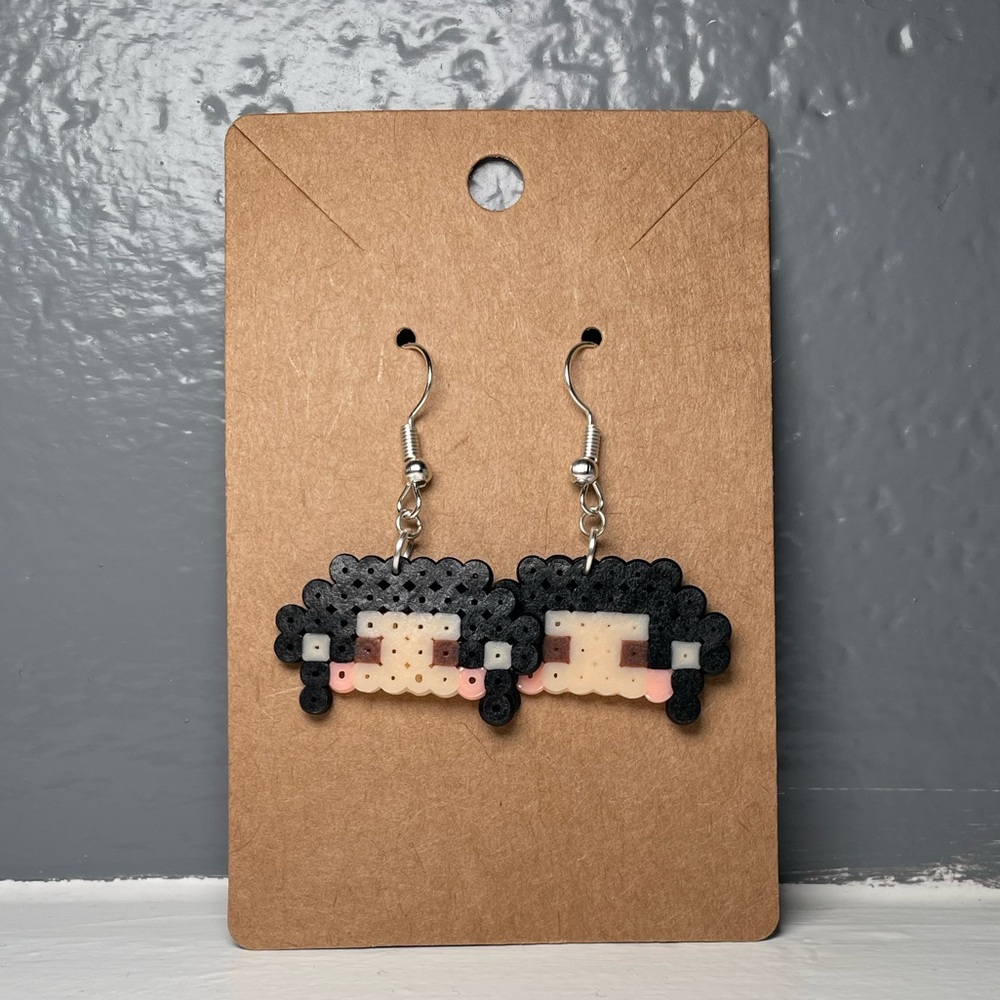 Perler Bead Demon Hunter Zoey Earrings